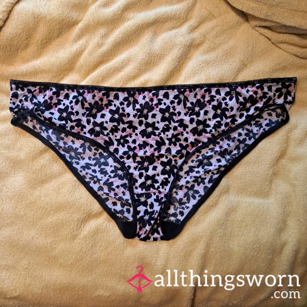 Dark Flor*l Print Panties