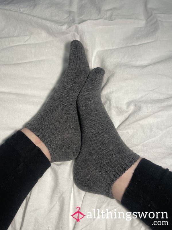 Dark Gray Ankle Socks