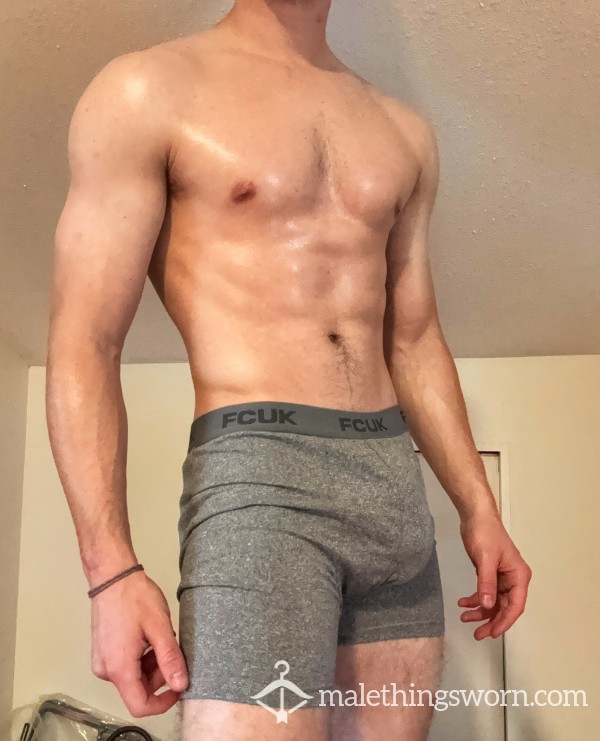 Dark Gray FCUK Boxer Briefs