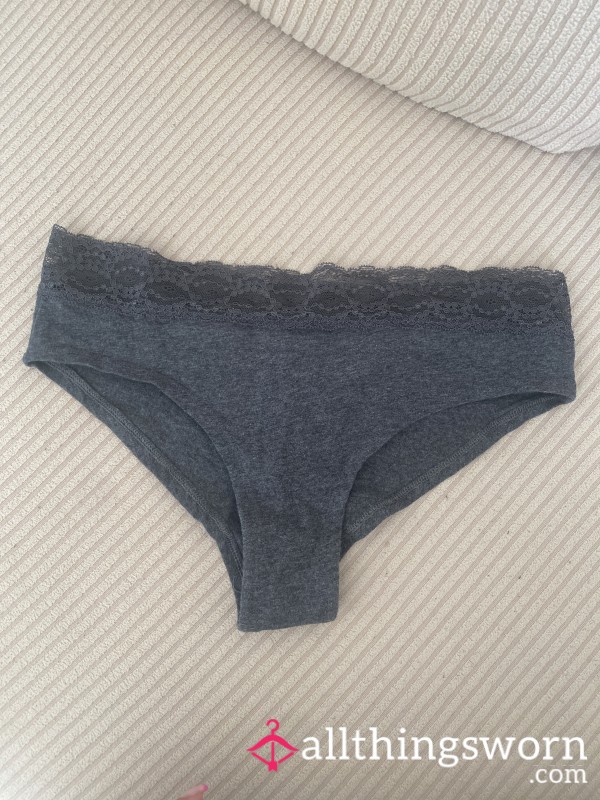 Dark Gray Laced Panties