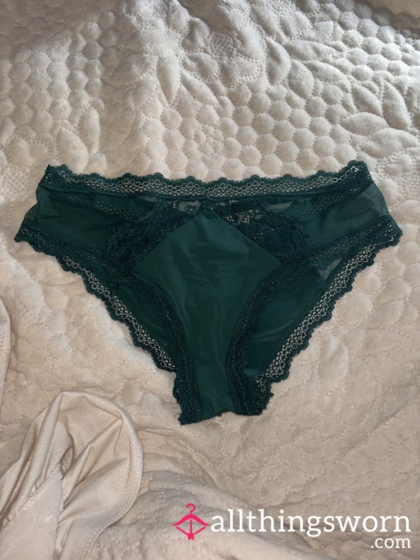 Dark Green Cheeky Panties