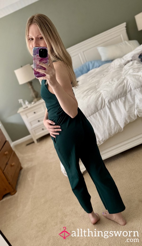 Dark Green Jumpsuit