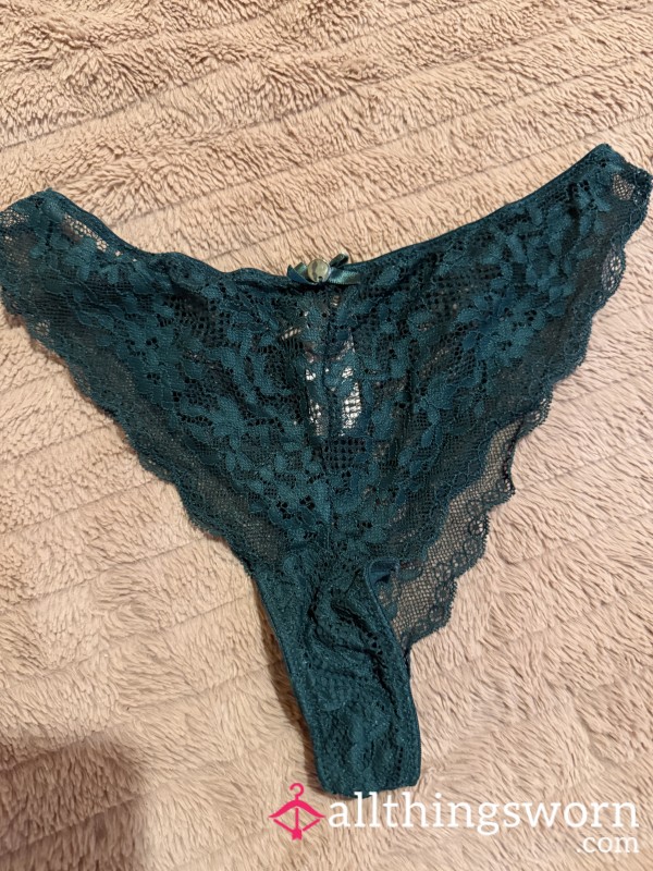 Dark Green Lace Pantie