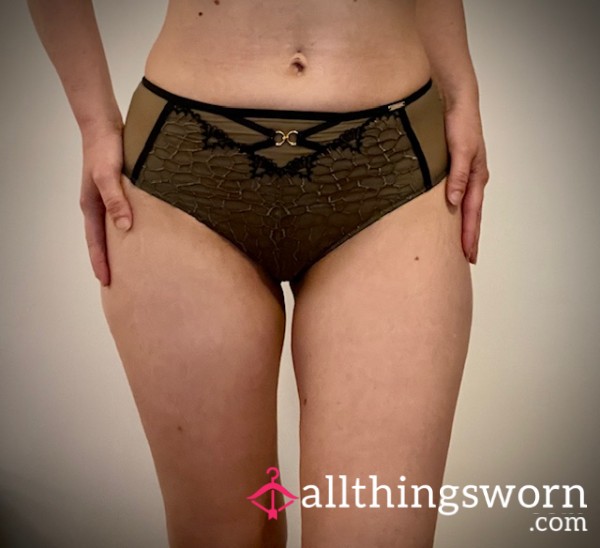 Dark Green Sheer Knickers – Scent Of Moi Collection