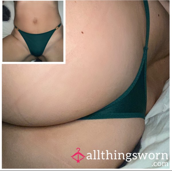 Dark Green Thong