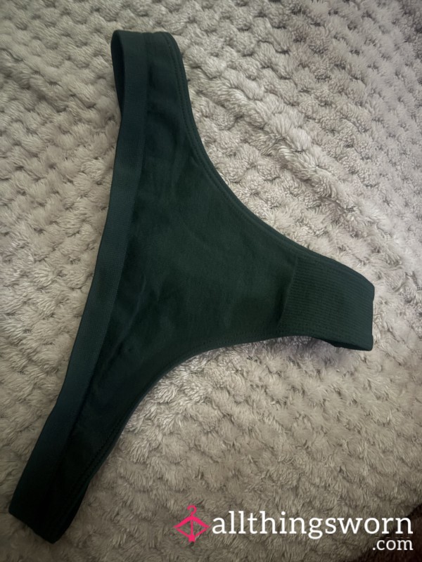 Dark Green Thong😈😈seamless And S**y