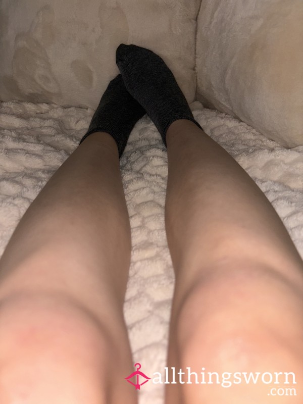 Dark Grey Ankle Socks