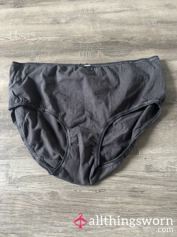 Dark Grey Full Back Breifs (size1xl)