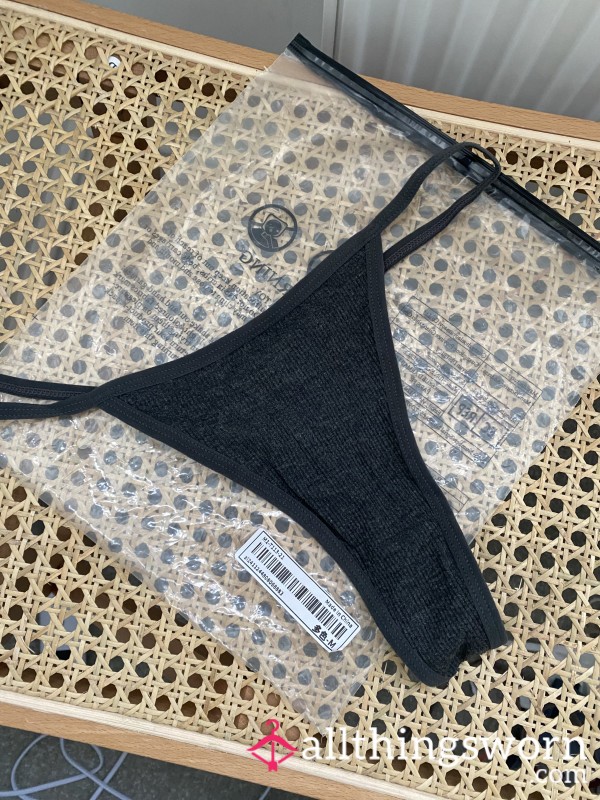 Dark Grey G-string