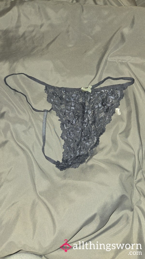 ✨️ Dark Grey Lace G-string ✨️