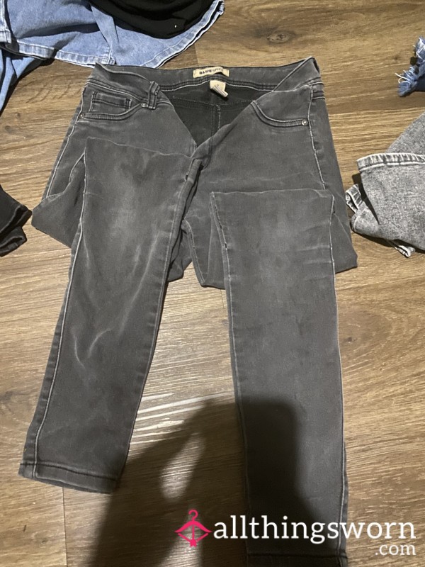 Dark Grey Skinny Jeans