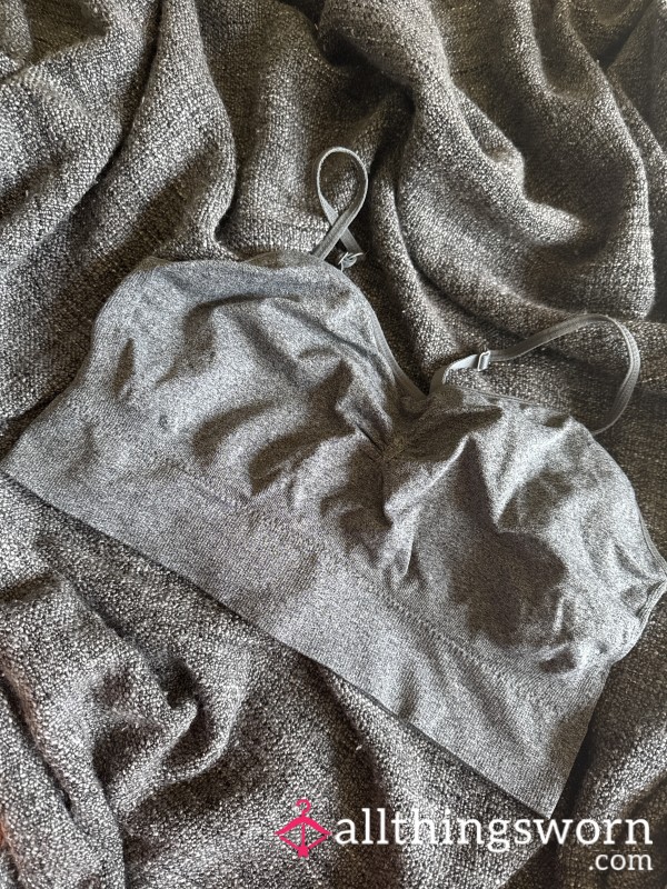 Dark Grey Or White Sports Bra