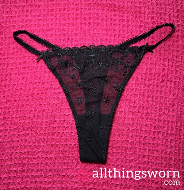 Dark Midnight S**y Thong 🖤