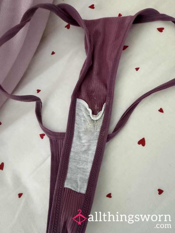 Dark Pink Thongs
