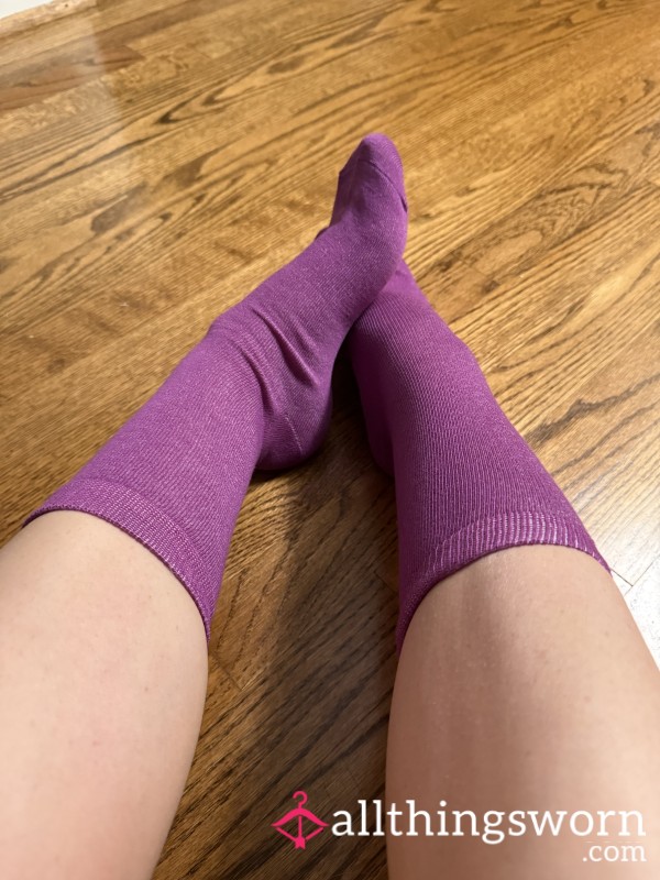 Dark Purple Socks