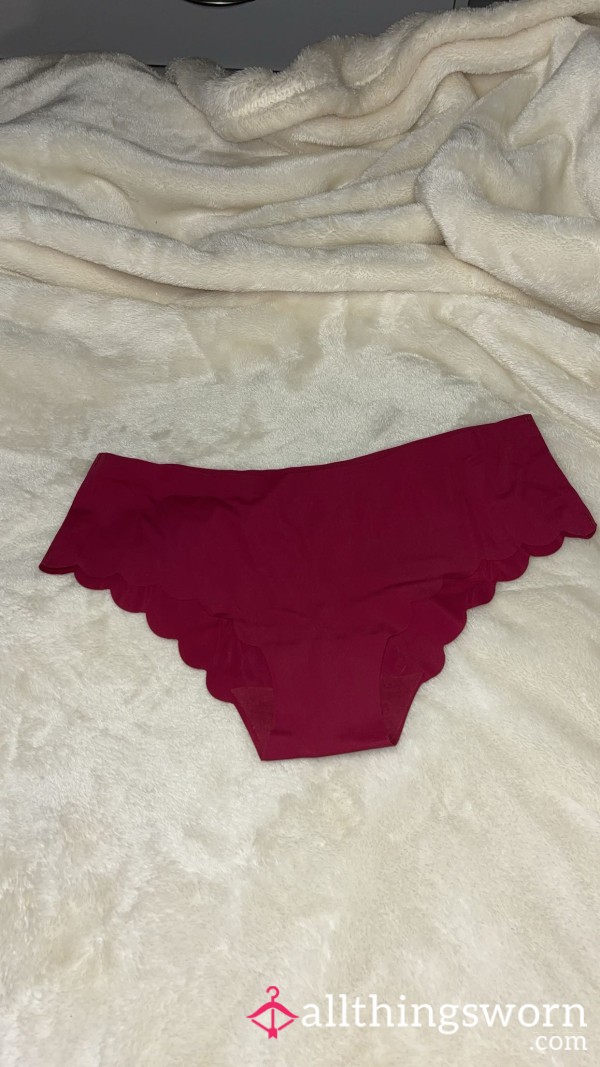 Dark Red Bikini Panties