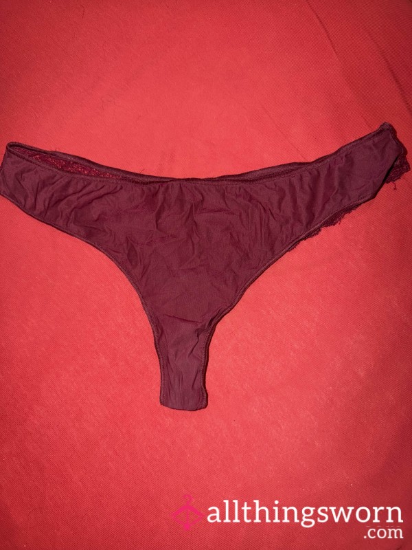 ❤️‍🔥 Dark Red / Red Wine Thong ❤️‍🔥