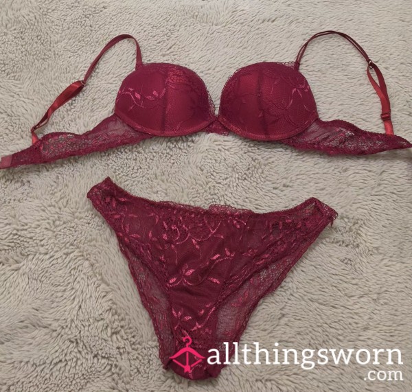 Dark Red Romantic Set❤️💋🔥