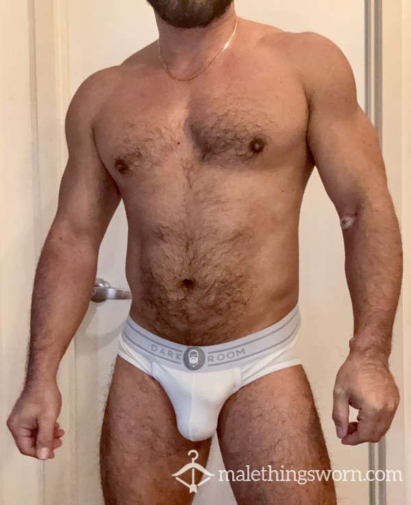 Dark Room Brief White Size M