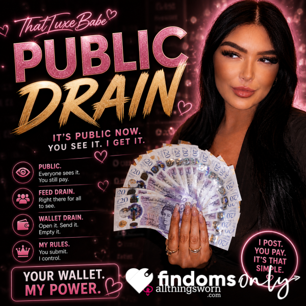 PUBLIC DASH DRAIN | Miss Luxe