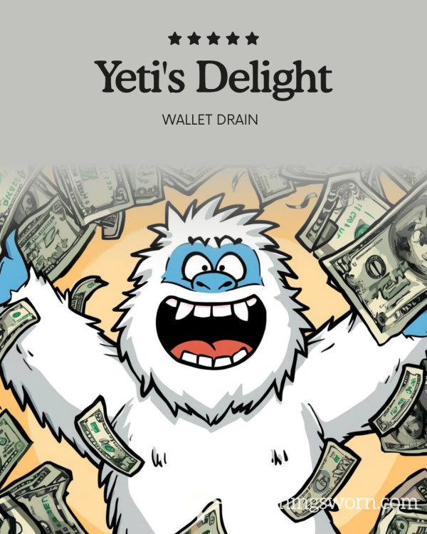 💳💰 DASH DRAIN WITH YETI DOM: C*m GIVE DADDI YETI YOUR MONEY