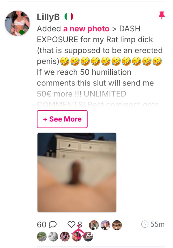 Dash Exposure Humiliation With Pic And Lots Of Degrading Comments