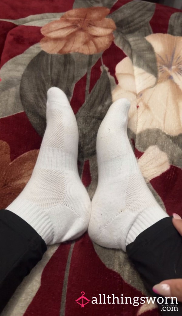 Day 2 Worn Gym Socks – Sweaty, Soft, Unwashed