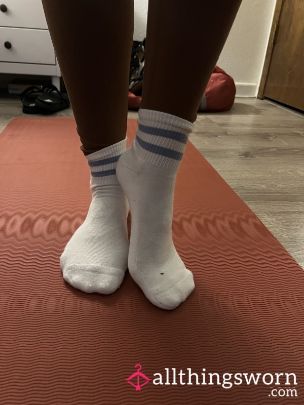 Day 2 Worn Workout Sweaty Socks 6/27