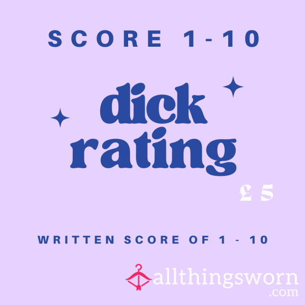 D*ck Rating Score 1-10 🍆💦