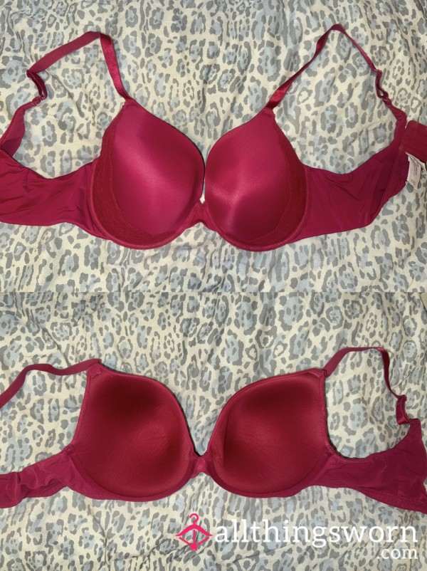 DD Raspberry Pink/Red Bra With Lace ❤️‍🔥 Tracked Shipping Included