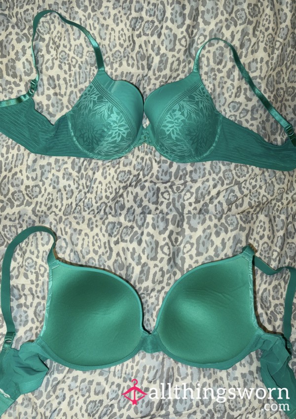 DD S**y Blue/Green Bra With Lace (Matching Panty Available) ✨ Tracked Shipping Included