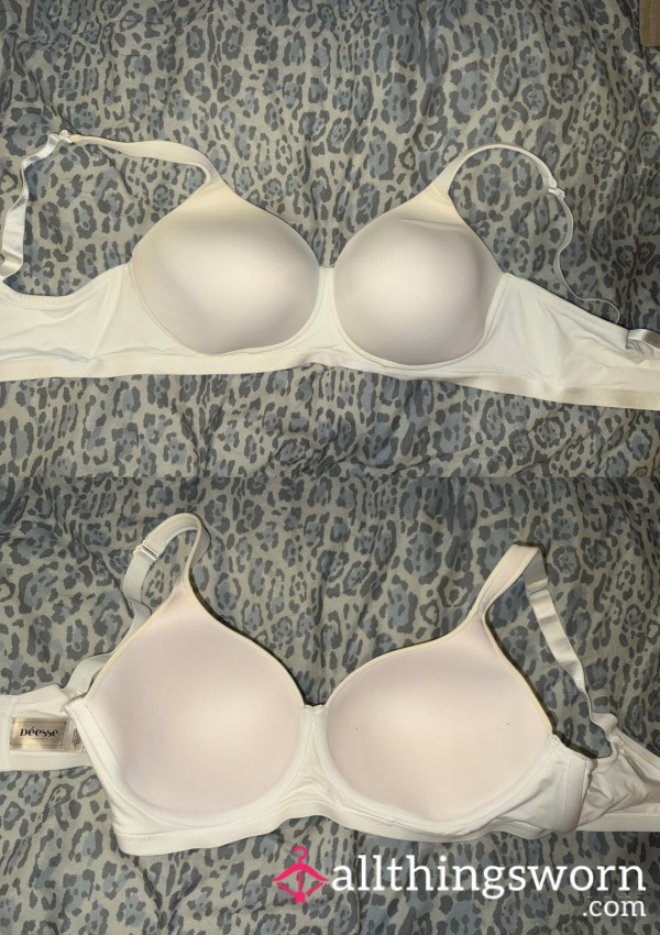 DD White Bra With Sweat Stains 🤍 Tracked Shipping Included