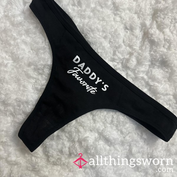 D*ddy's Favorite Panties WORN By Me‼️