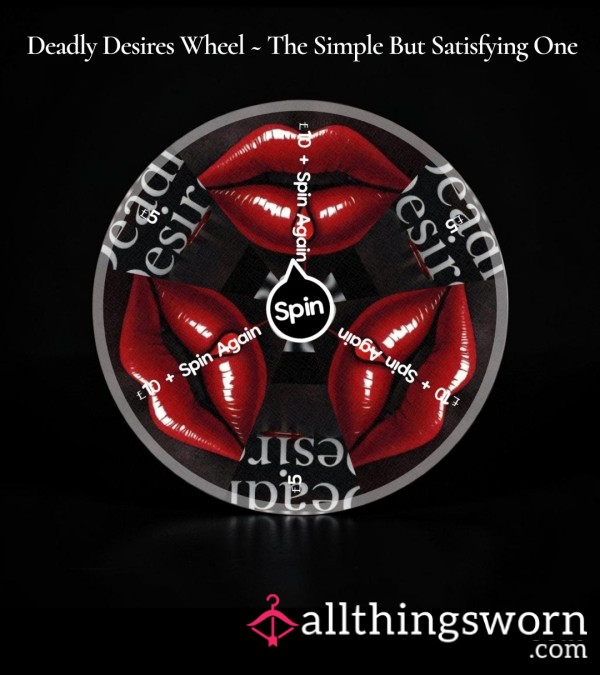 Deadly Desires Wheel 🫦~ Heat Level 1 🌶