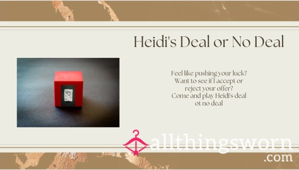 Heidi's Deal Or No Deal ✨️