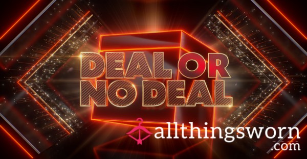 DEAL OR NO DEAL GAME FUN ❤️‍🔥 Panties Thongs Lingerie Bras Socks Gym Boots Slippers Heels Shoes S**y Cute
