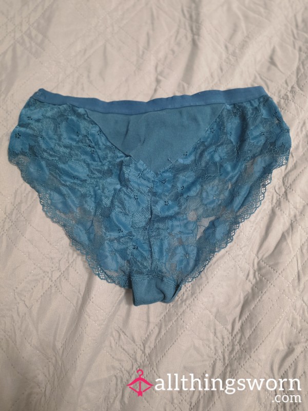 Deep Blue/ Green Lace