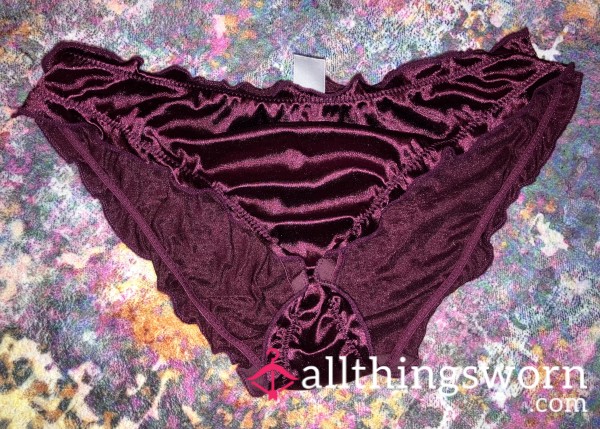 Deep Purple Satin Panty