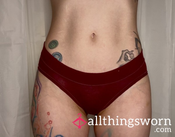 Deep Red Panties