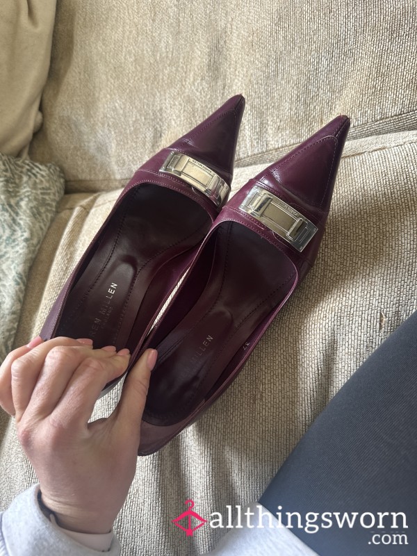 Deep Red Used Heels