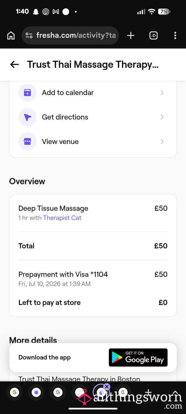 Deep Tissue Ma**age