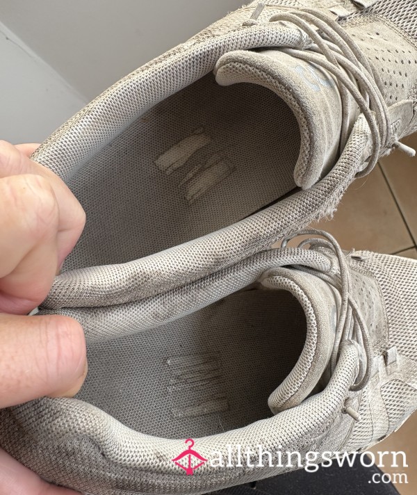 Deeply Worn Gym/running Trainers, Intense Smell, Dirty 🦶💦