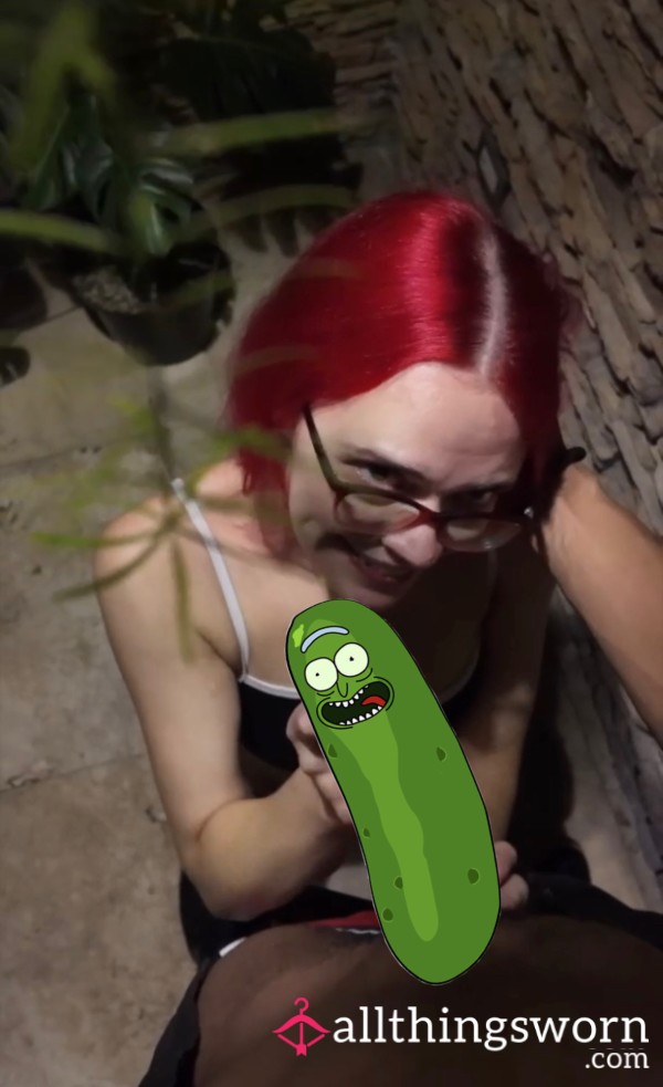 Deepthroating My BBC Husband Outside (POV + Voyeur Angles)