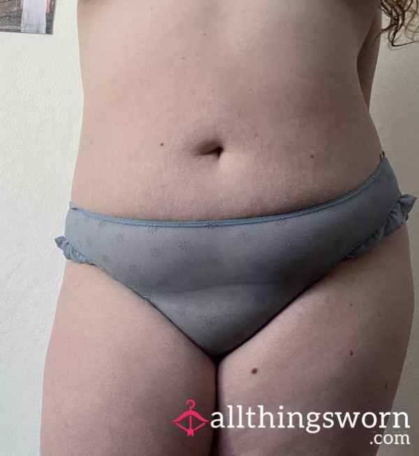 𐙚 Delicate Blue Sheer Panties - Waiting For You  𐙚