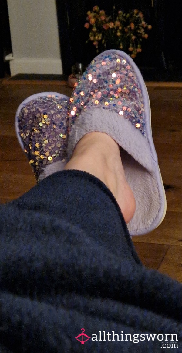 Delightful Sequin Slippers