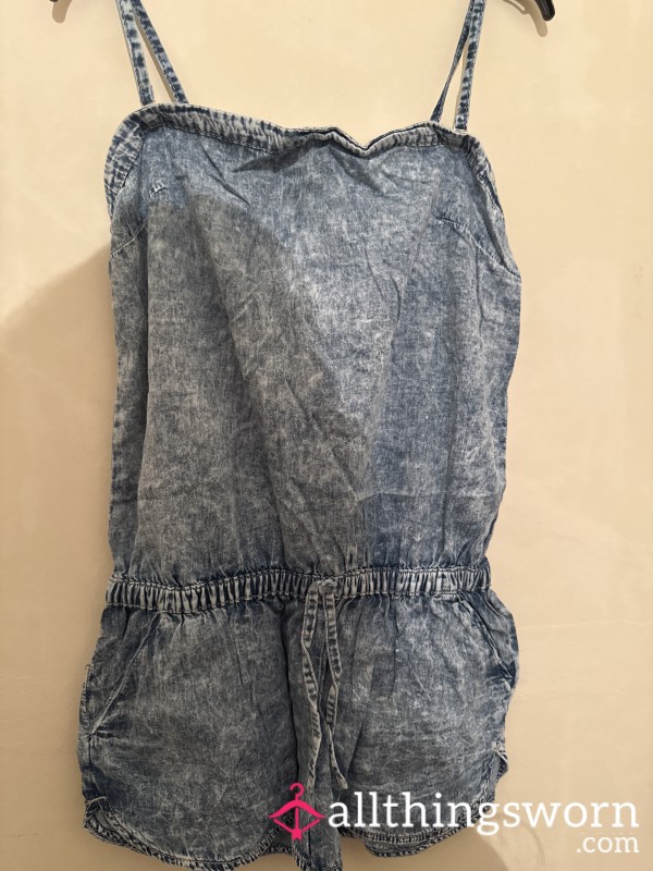 Denim Look Playsuit