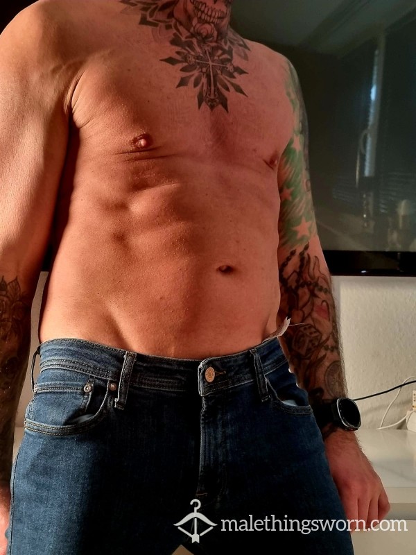Denim Tease | Heavy Jeans & Solo Stroking | No Release