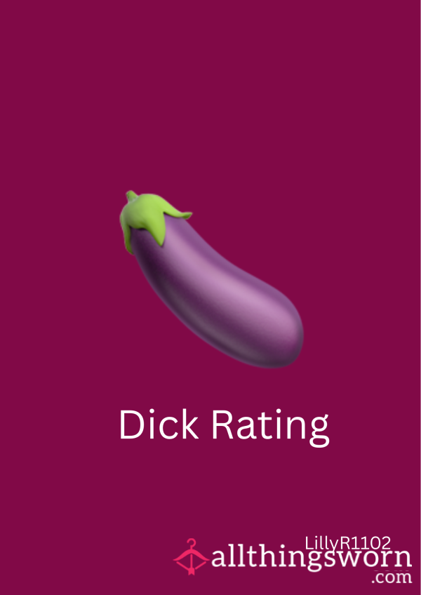 Descriptive D*ck Rating