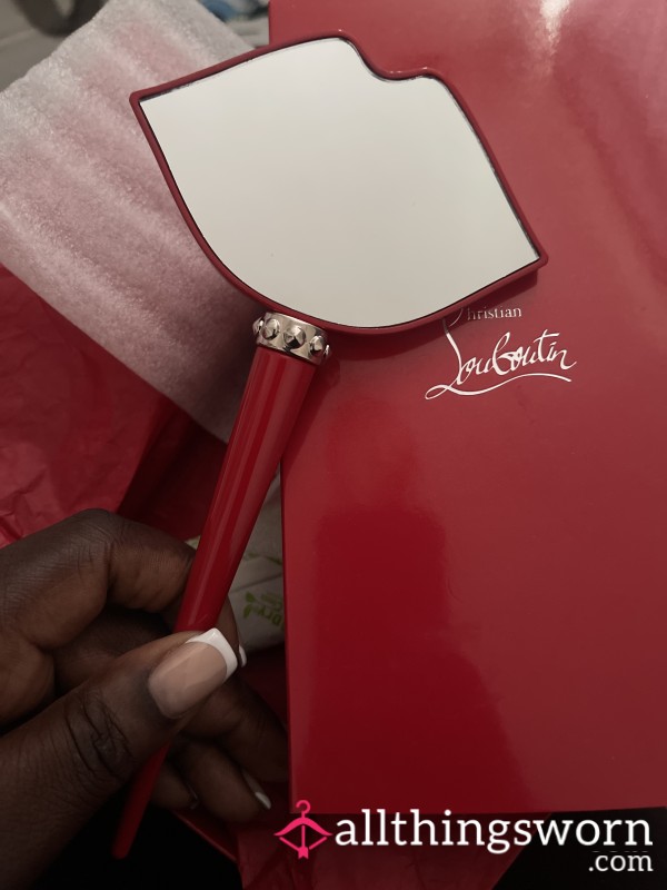 💄 Designer Lip Mirror – Louboutin Luxury For My Little Sissies 💋