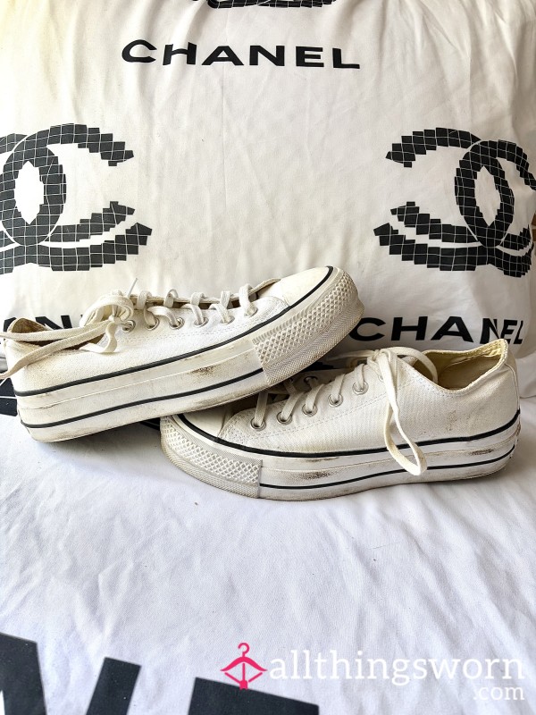 Destroyed Converse Shoes